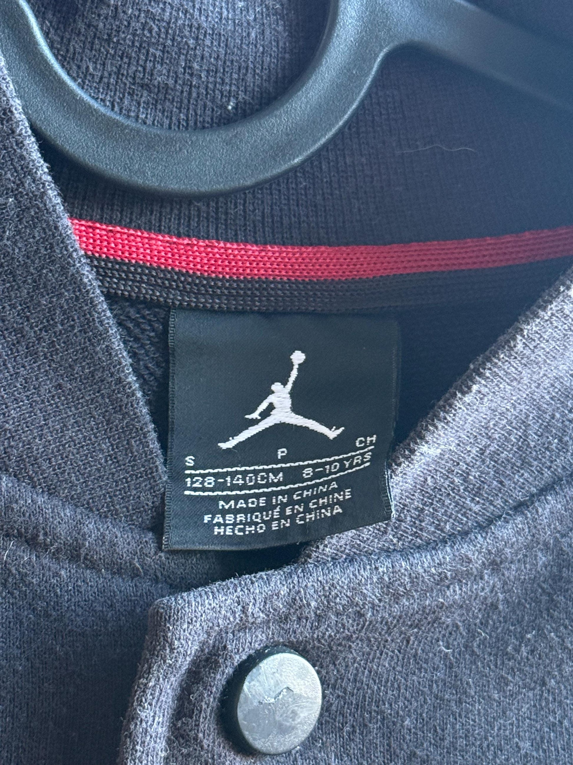 Jordan Black Bomber Jacket for Kids — additional view 7