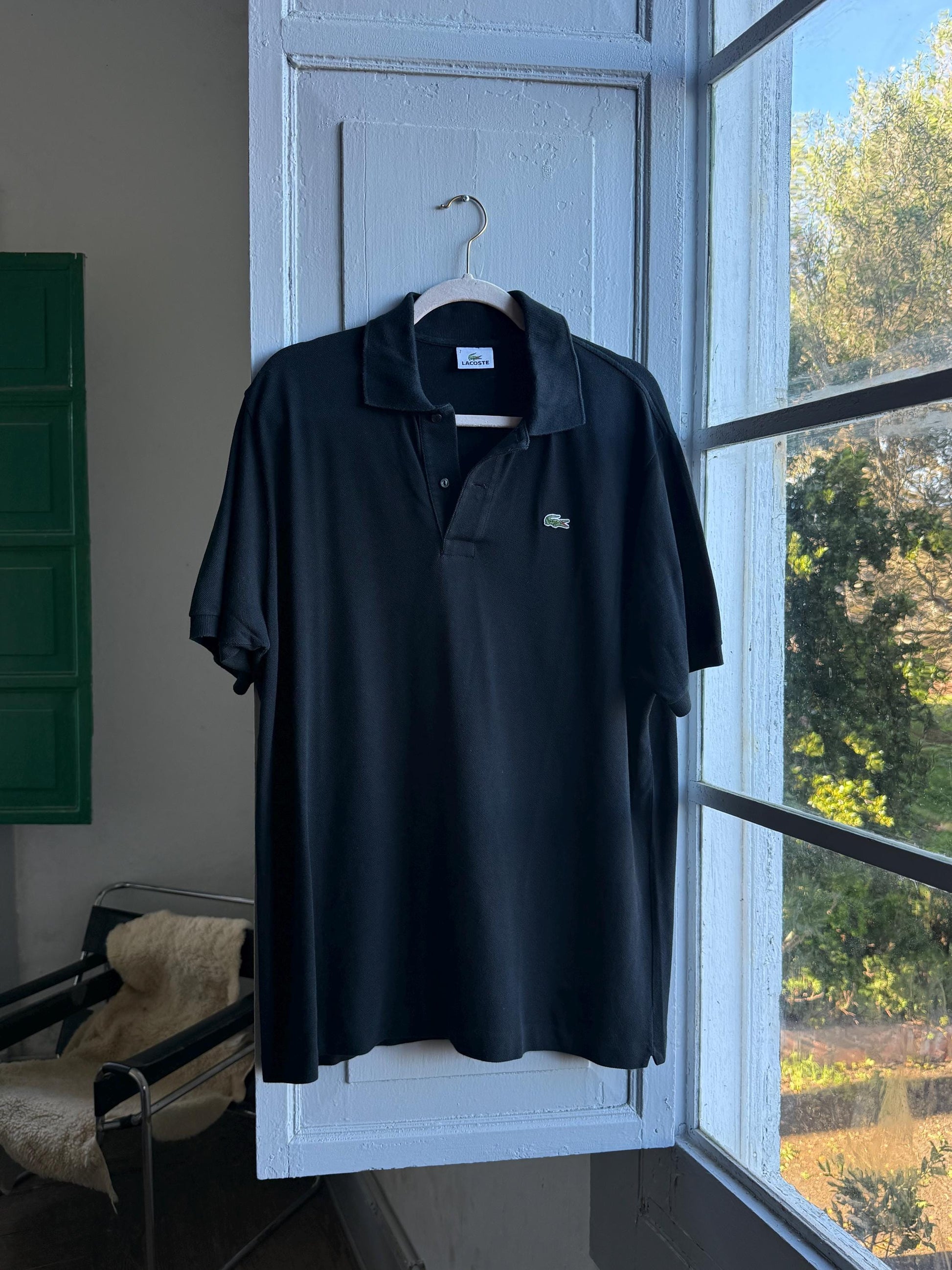 Vintage Men Lacoste black polo shirt, Preppy menswear, Branded clothing, XL