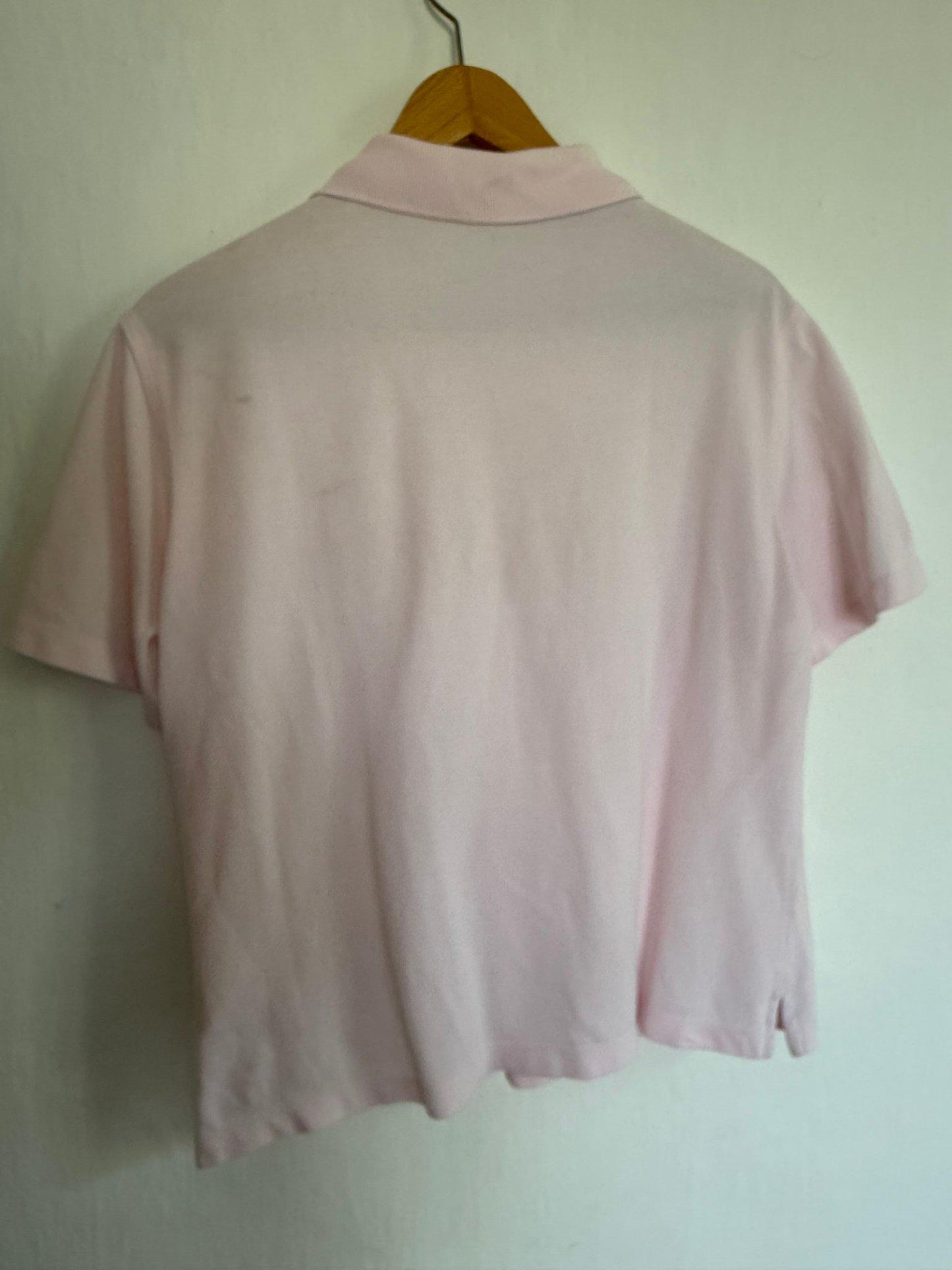 Burberry Light Pink Cotton Polo Shirt — additional view 5
