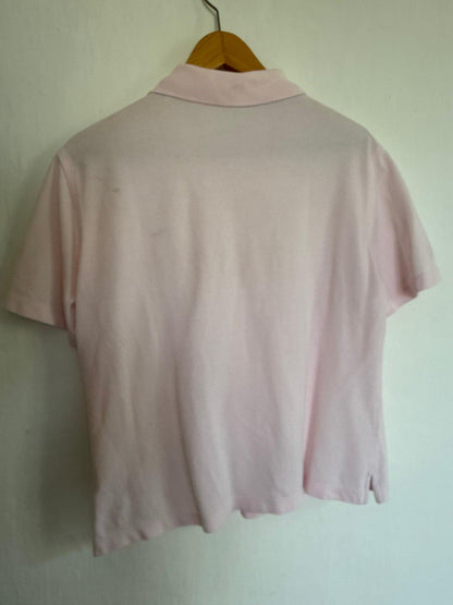 Burberry Light Pink Cotton Polo Shirt — additional view 5