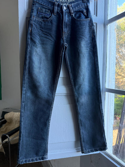 Blue Denim Straight Fit Jeans For Boys — additional view 6