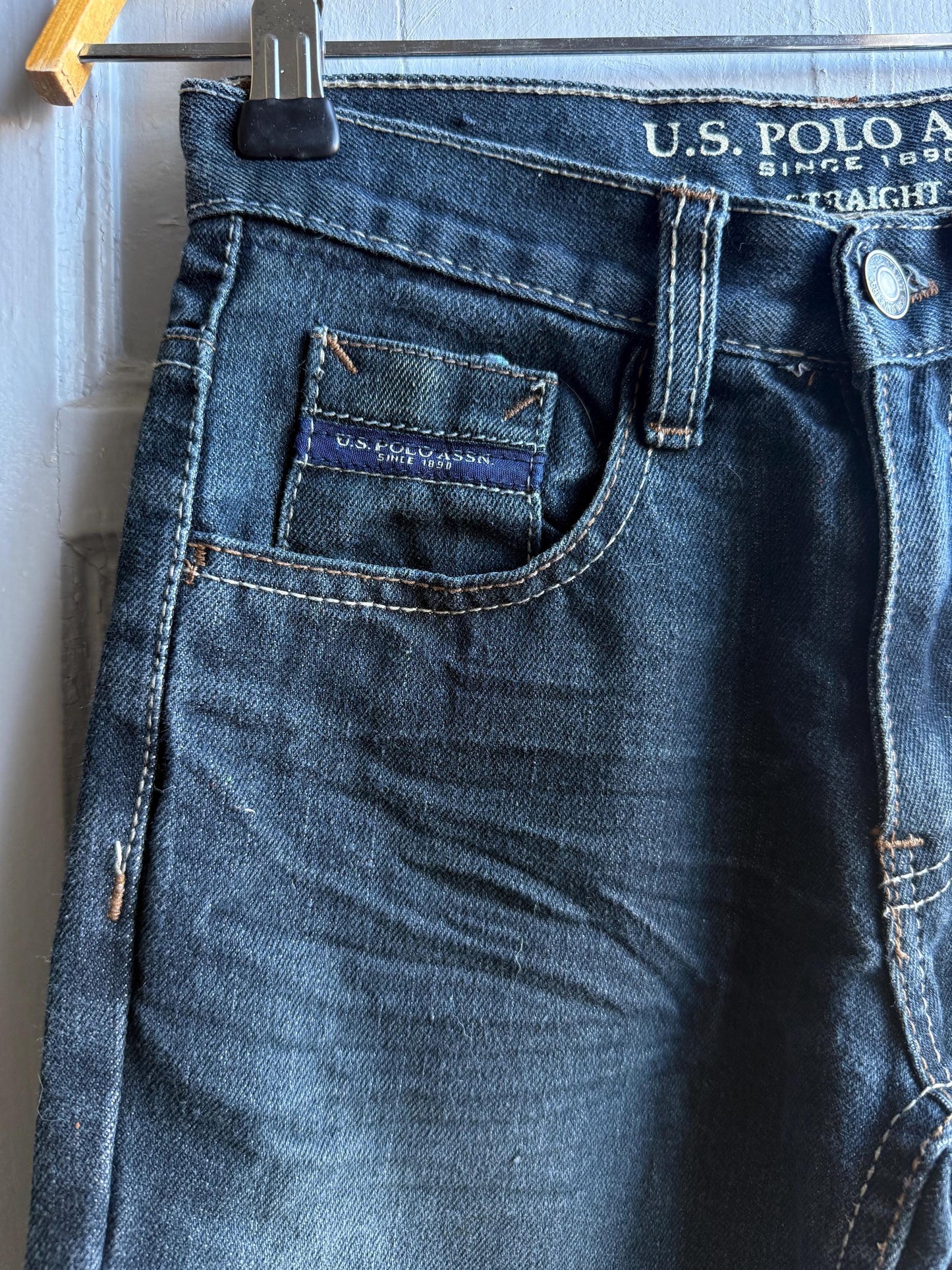 Blue Denim Straight Fit Jeans For Boys — additional view 5