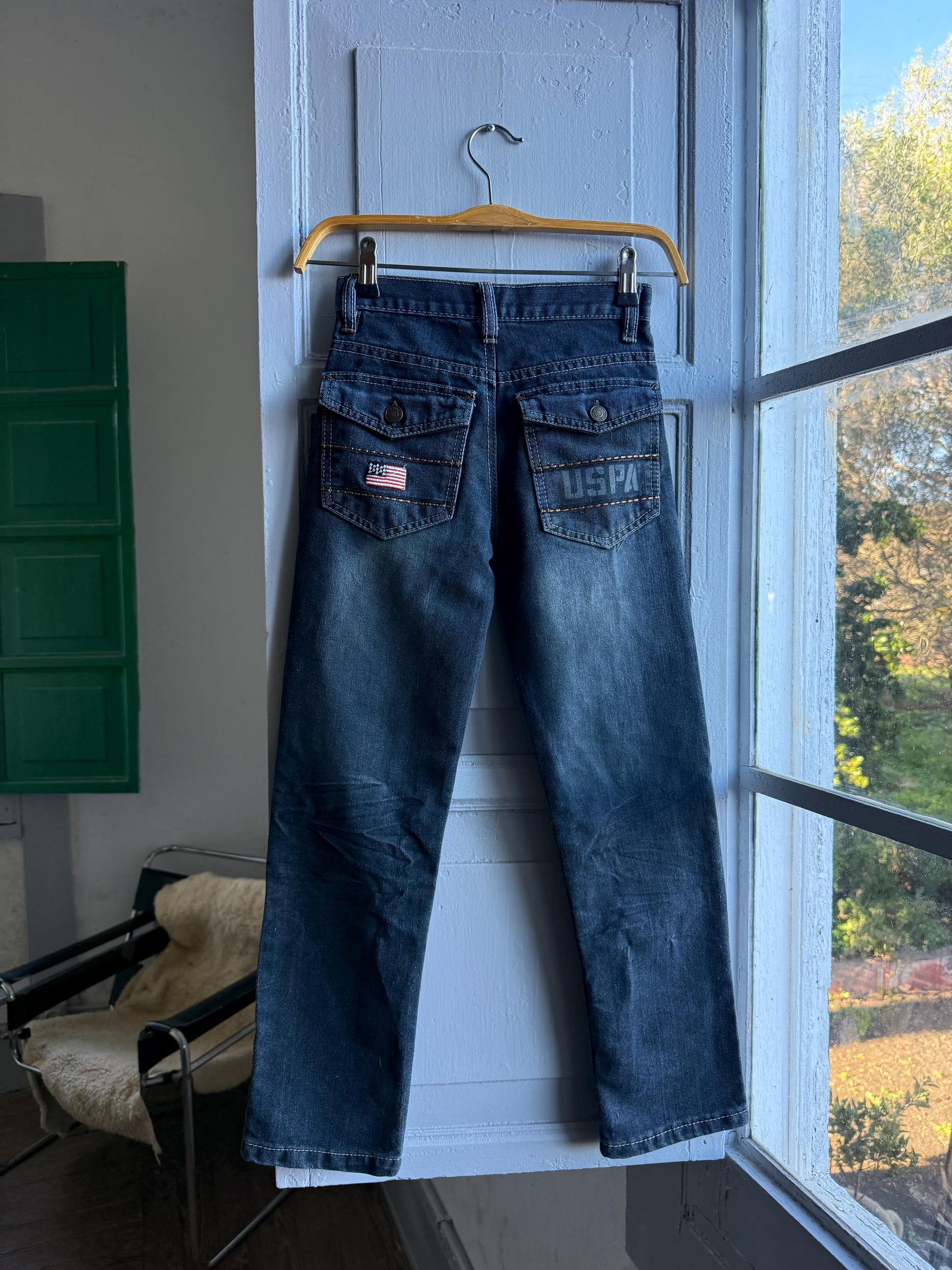 Blue Denim Straight Fit Jeans For Boys — additional view 7