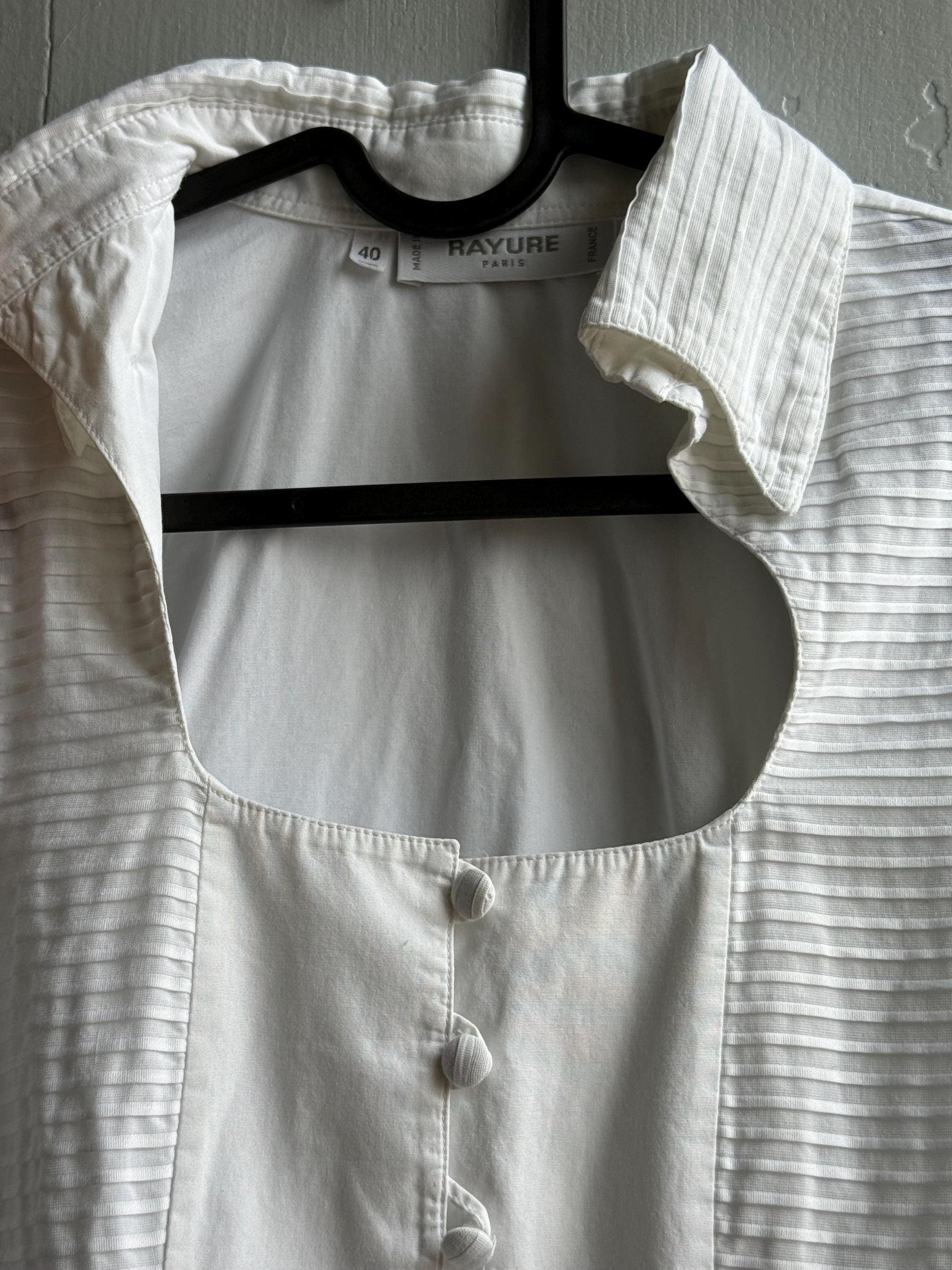 Vintage Rayure Paris Cut Out Blouse — additional view 10