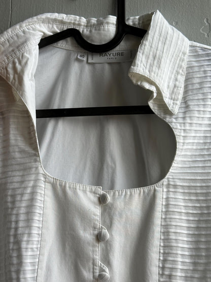 Vintage Rayure Paris Cut Out Blouse — additional view 10