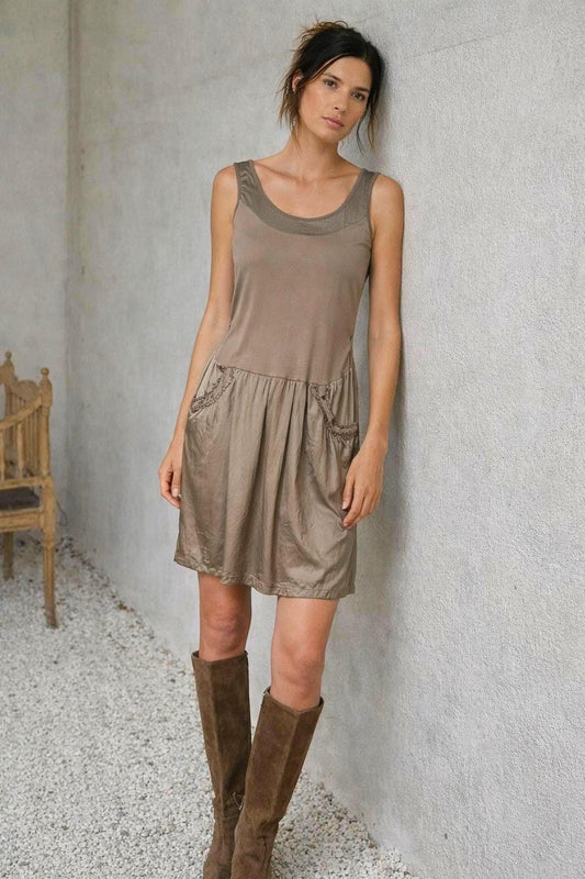 Adolfo Dominguez Silk Midi Dress