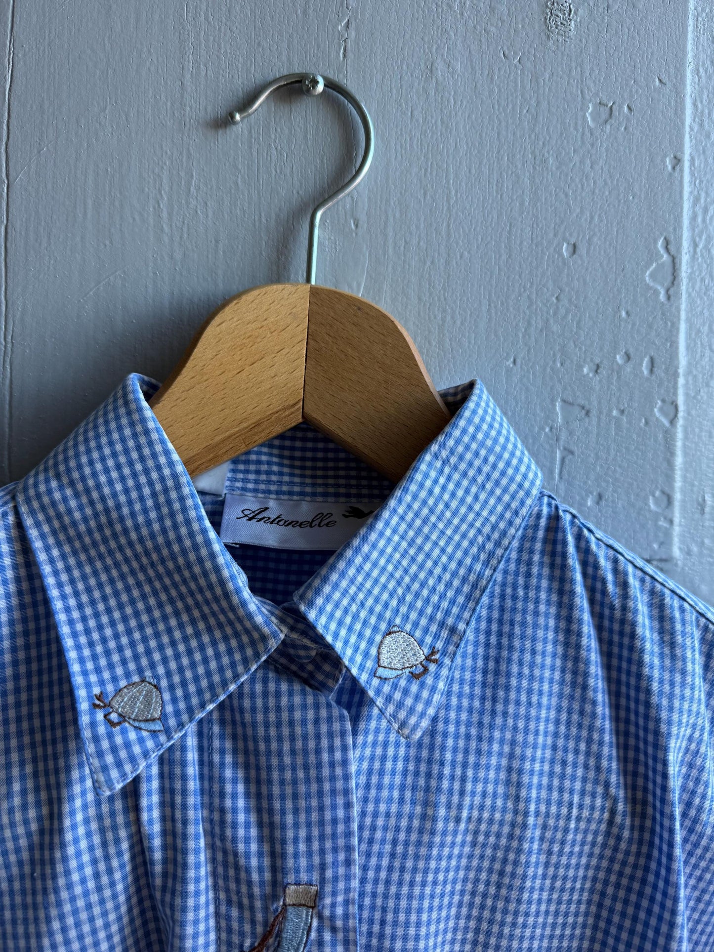 Vintage Embroidered Cowboy Blouse — additional view 5