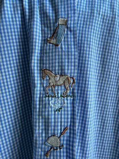 Vintage Embroidered Cowboy Blouse — additional view 8