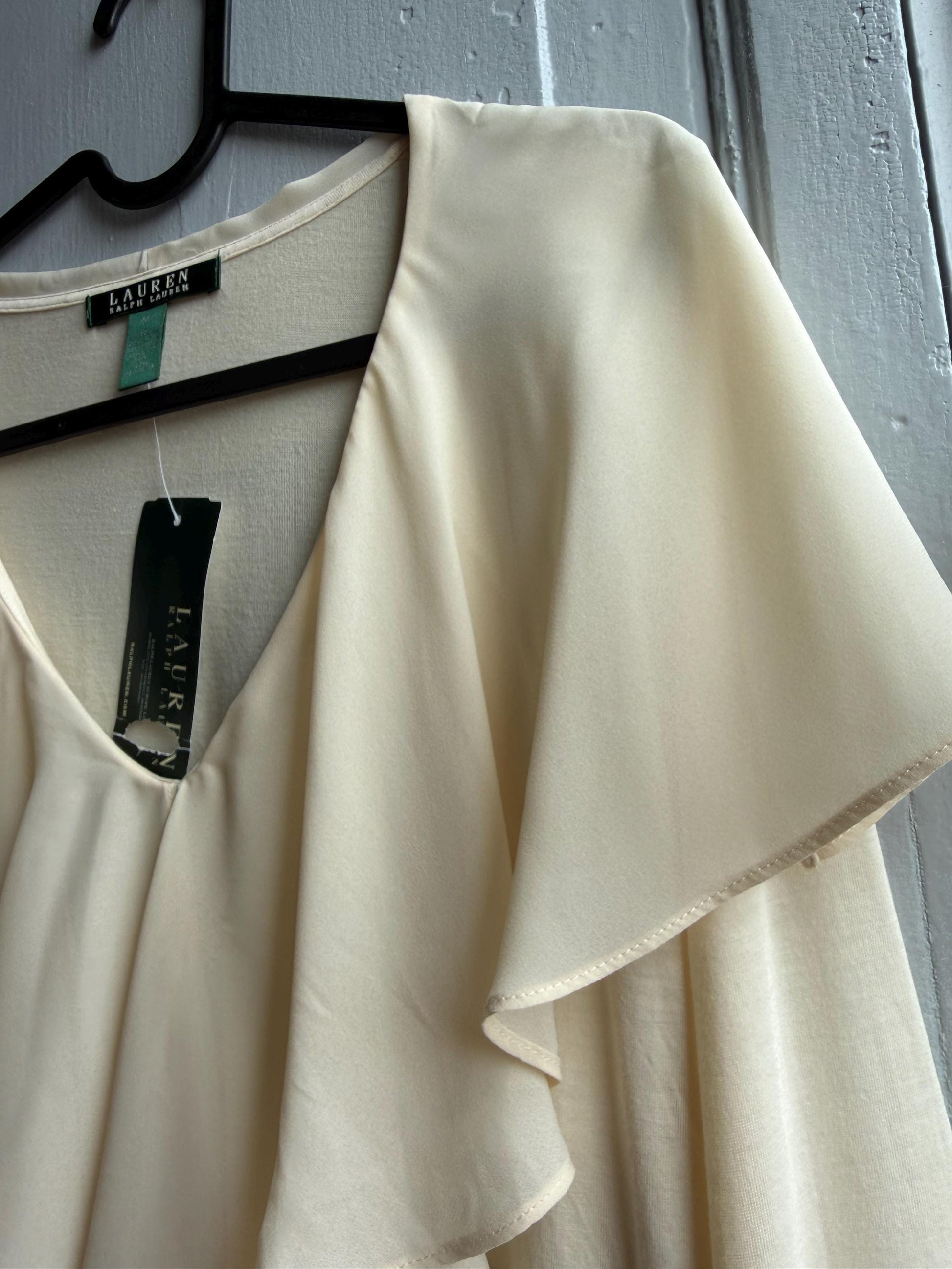 Ruffle Blouse in Classic White — additional view 10