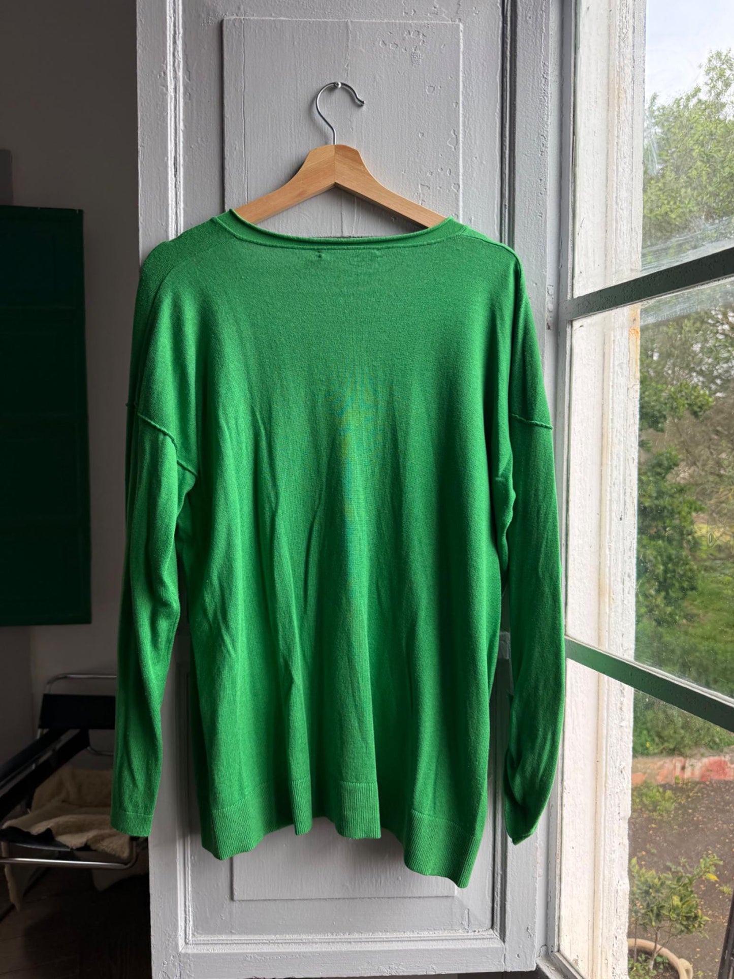 Lauren Ralph Lauren Green V-Neck Shirt — additional view 7