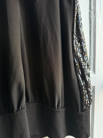 Black Sequin Halter Top — additional view 8