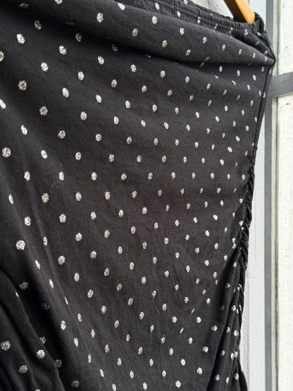 Vintage Black Halter Top With Silver Dots — additional view 6