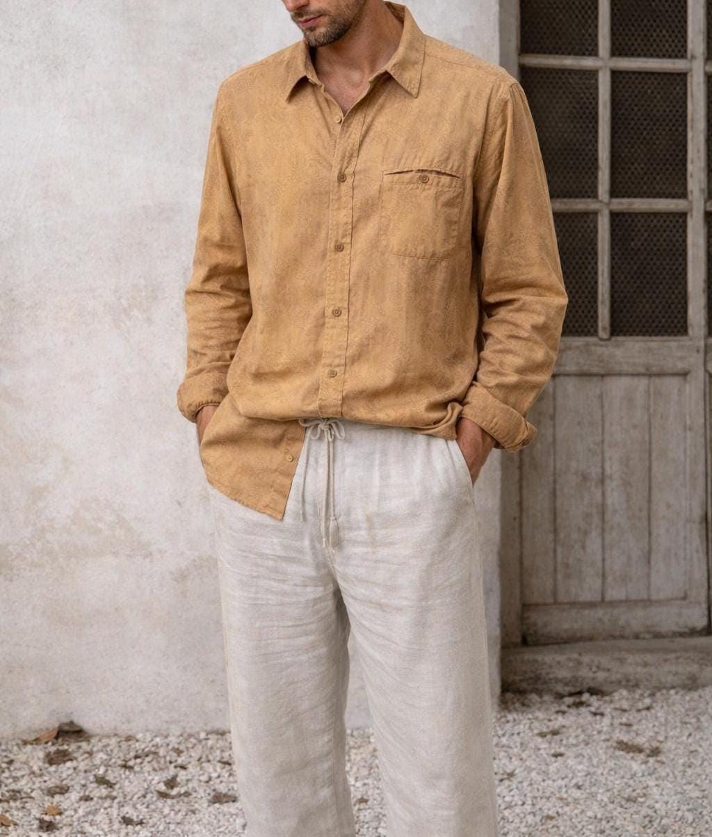 Vintage Veneto Macwey Drapey Fit Shirt — detail