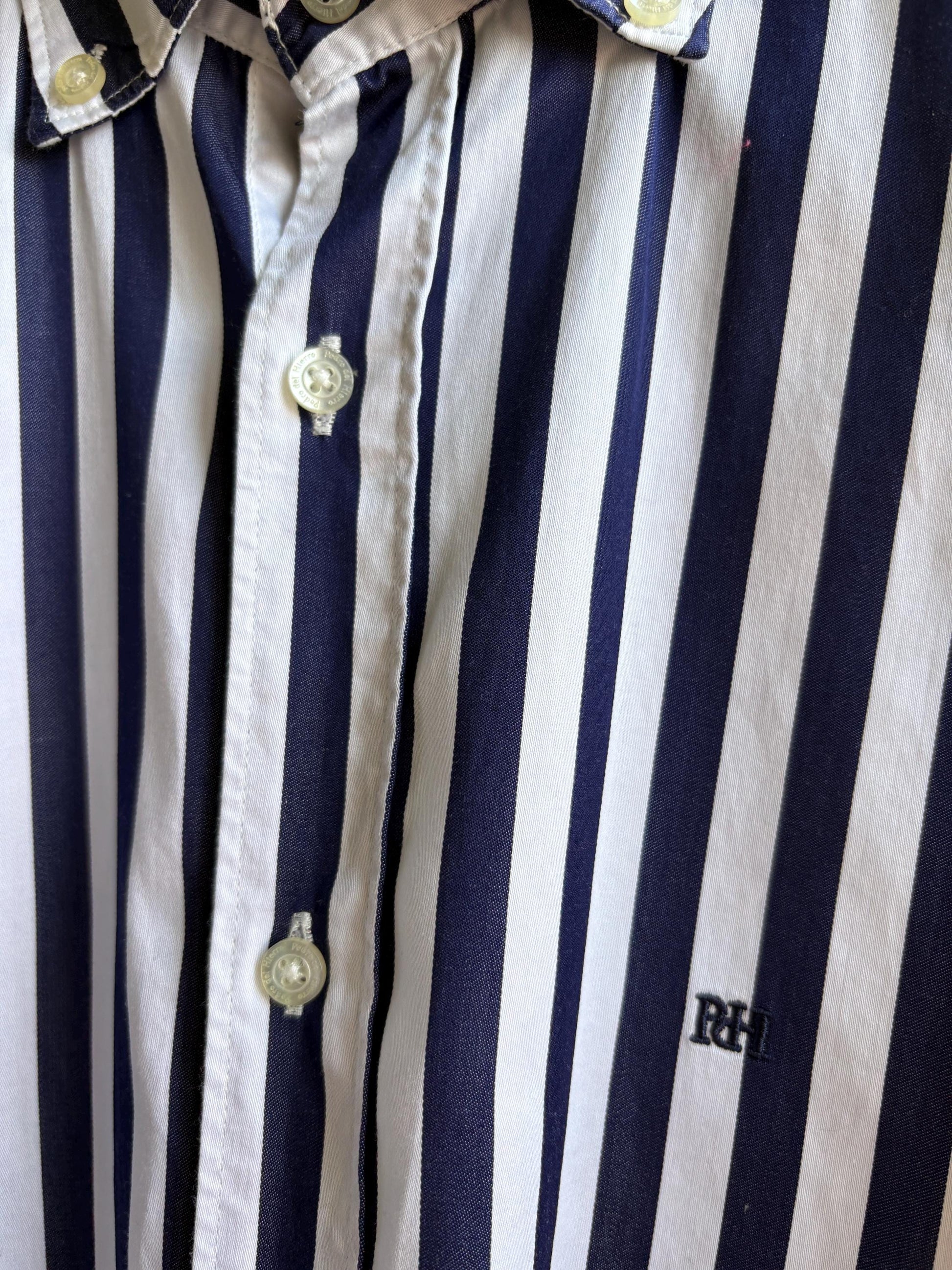 Navy Striped Preppy Shirt — additional view 11