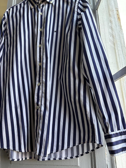 Navy Striped Preppy Shirt — additional view 14