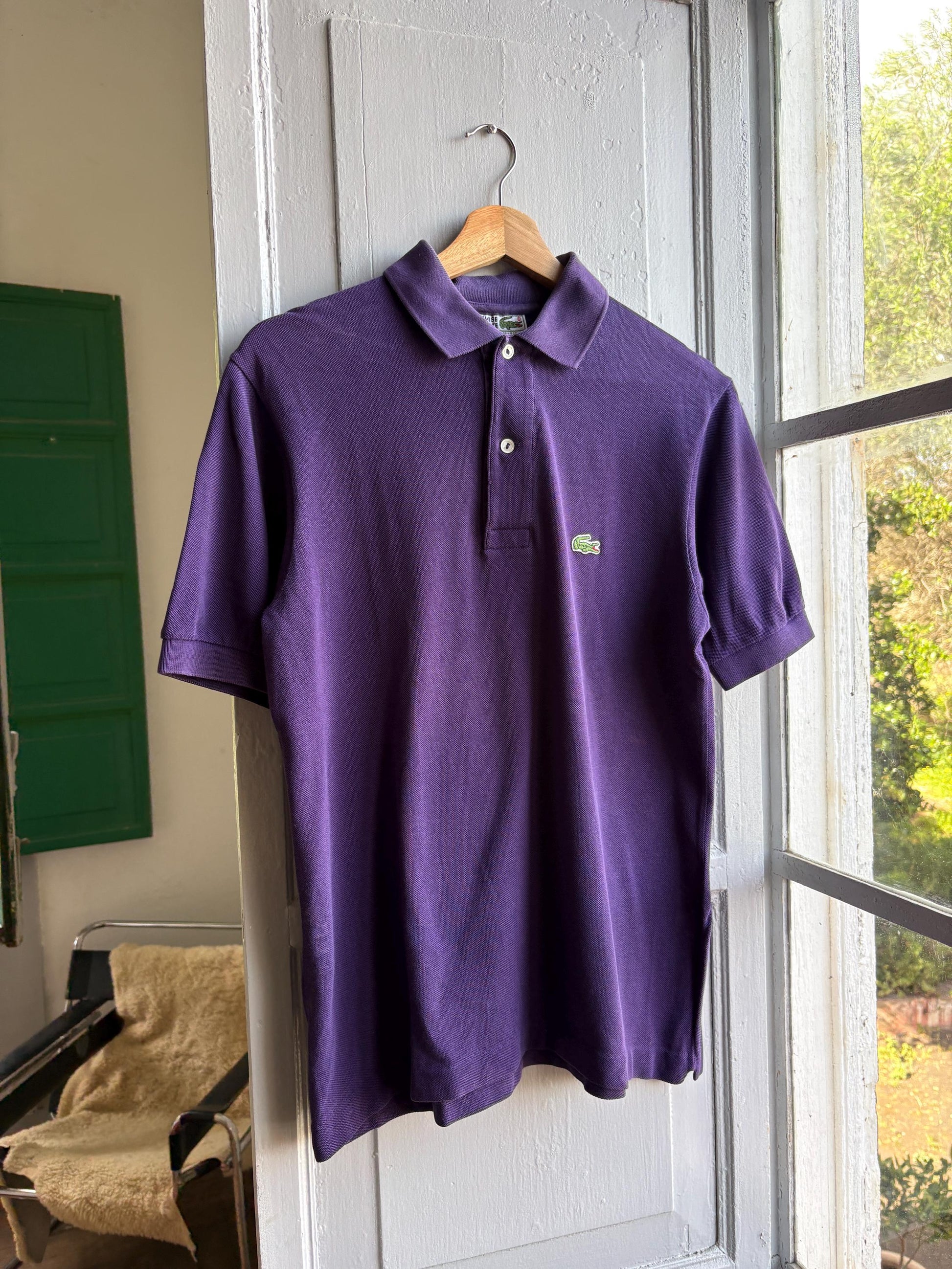 Vintage Purple Lacoste Polo Shirt — additional view 7