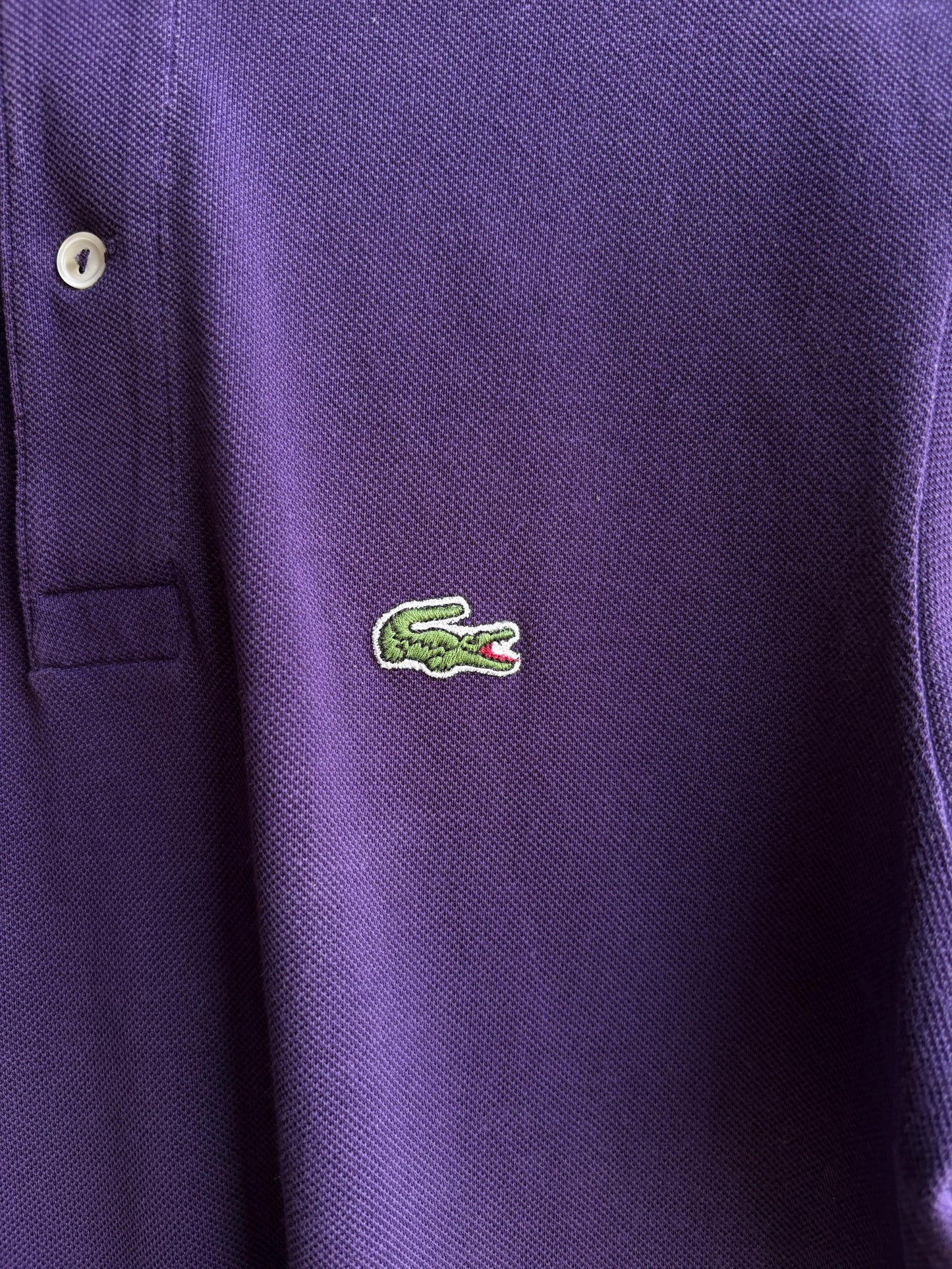 Vintage Purple Lacoste Polo Shirt — additional view 8