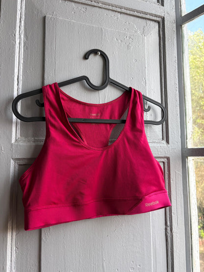 Pink Racerback Sports Top With Mesh Panel — additional view 7