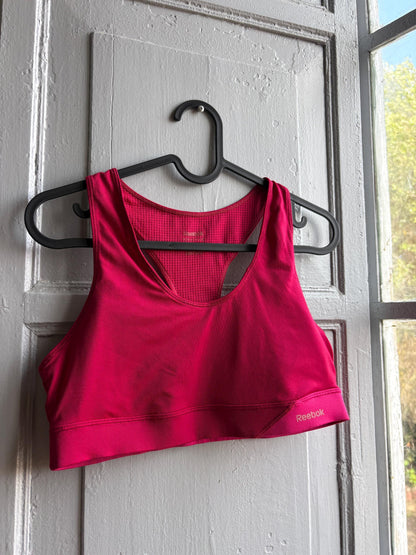 Pink Racerback Sports Top With Mesh Panel — additional view 9