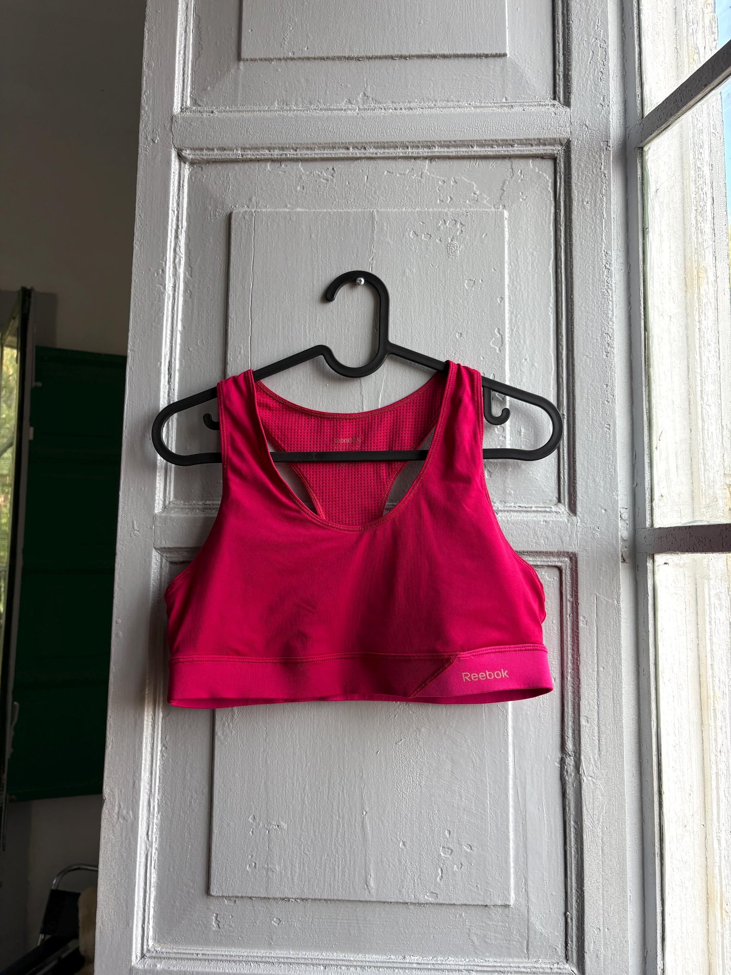 Pink Racerback Sports Top With Mesh Panel — additional view 15