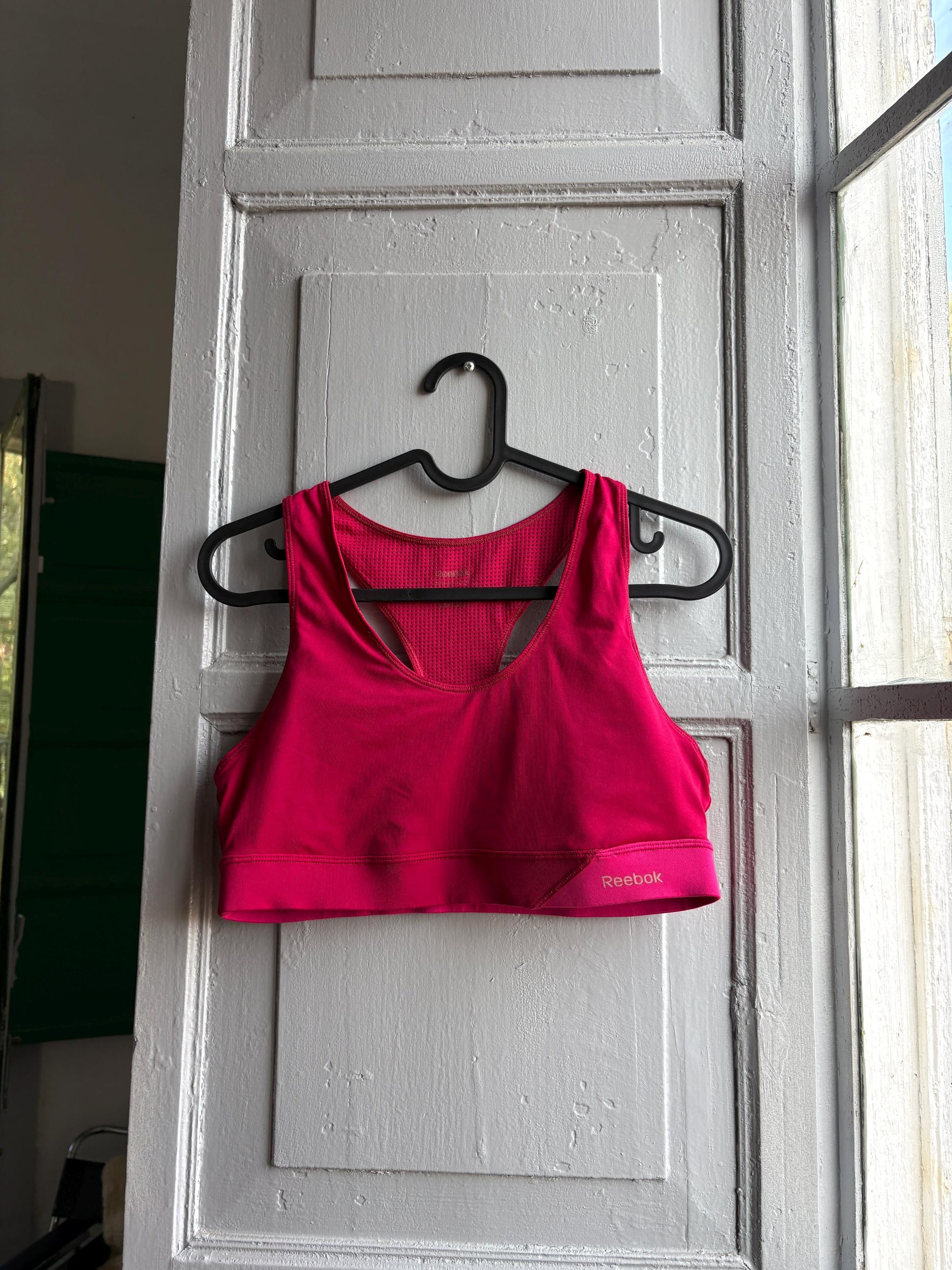 Pink Racerback Sports Top With Mesh Panel — additional view 15