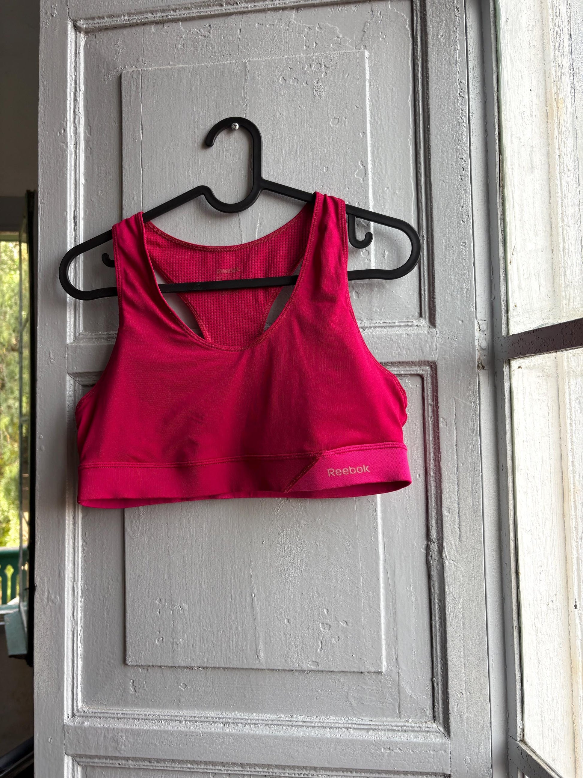 Pink Racerback Sports Top With Mesh Panel — additional view 16