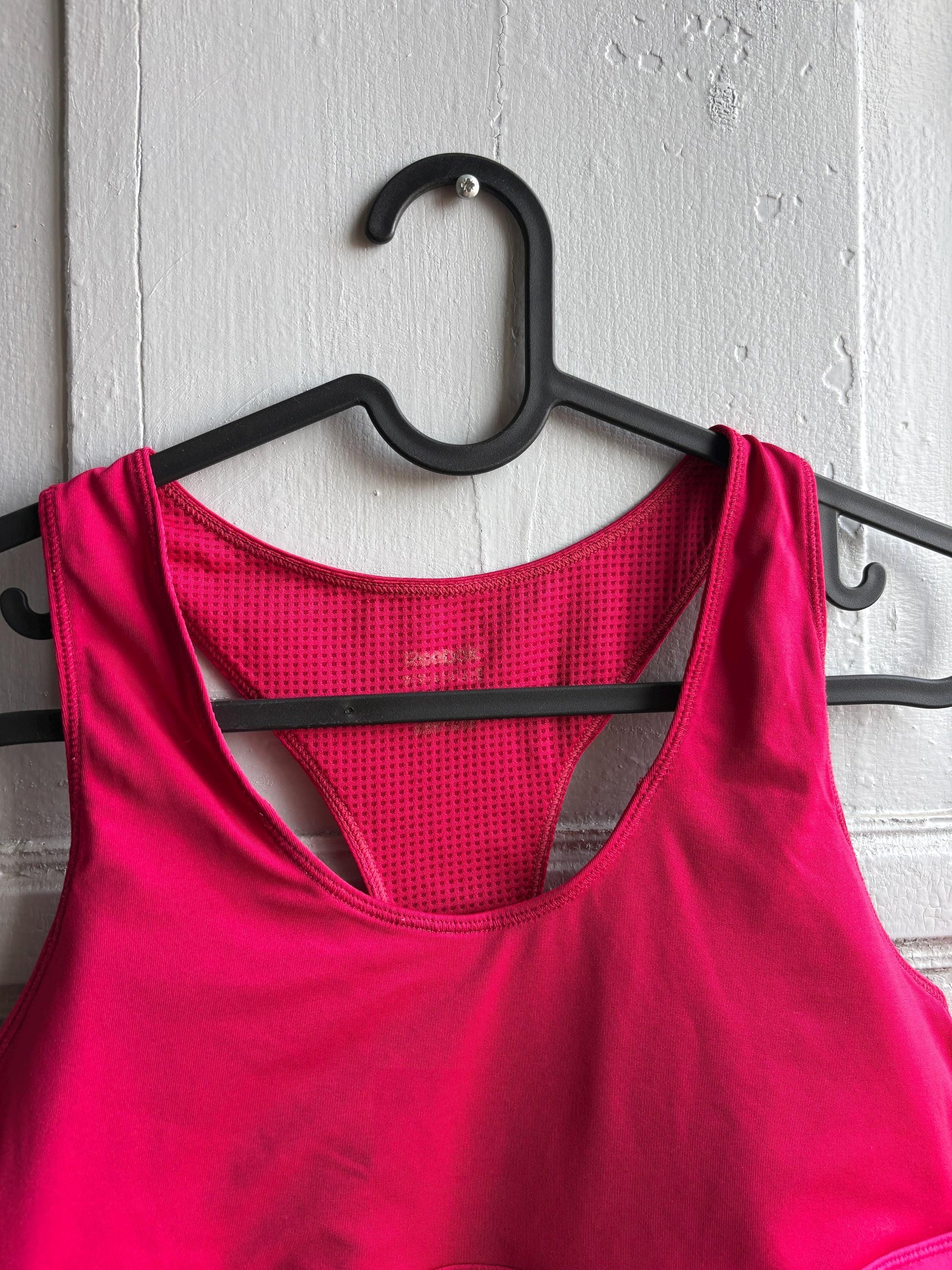 Pink Racerback Sports Top With Mesh Panel — additional view 17