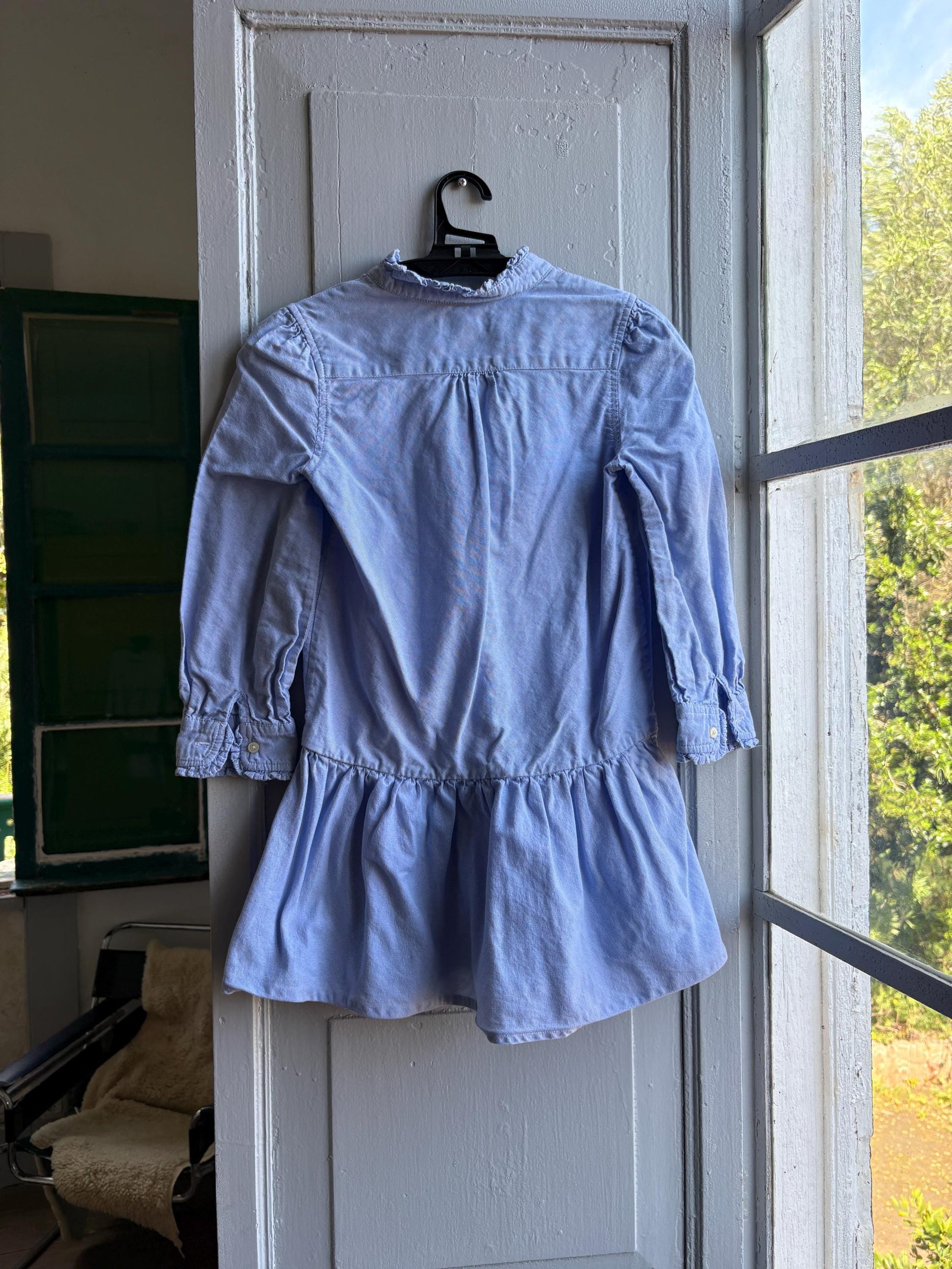 Ralph Lauren Light Blue Cotton Dress — additional view 5