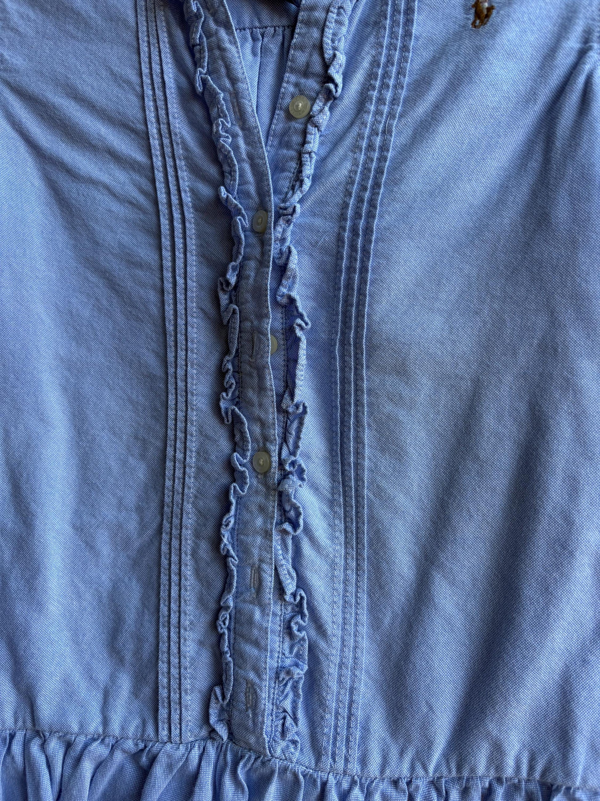 Ralph Lauren Light Blue Cotton Dress — additional view 9