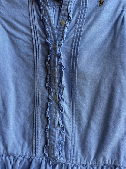 Ralph Lauren Light Blue Cotton Dress — additional view 9