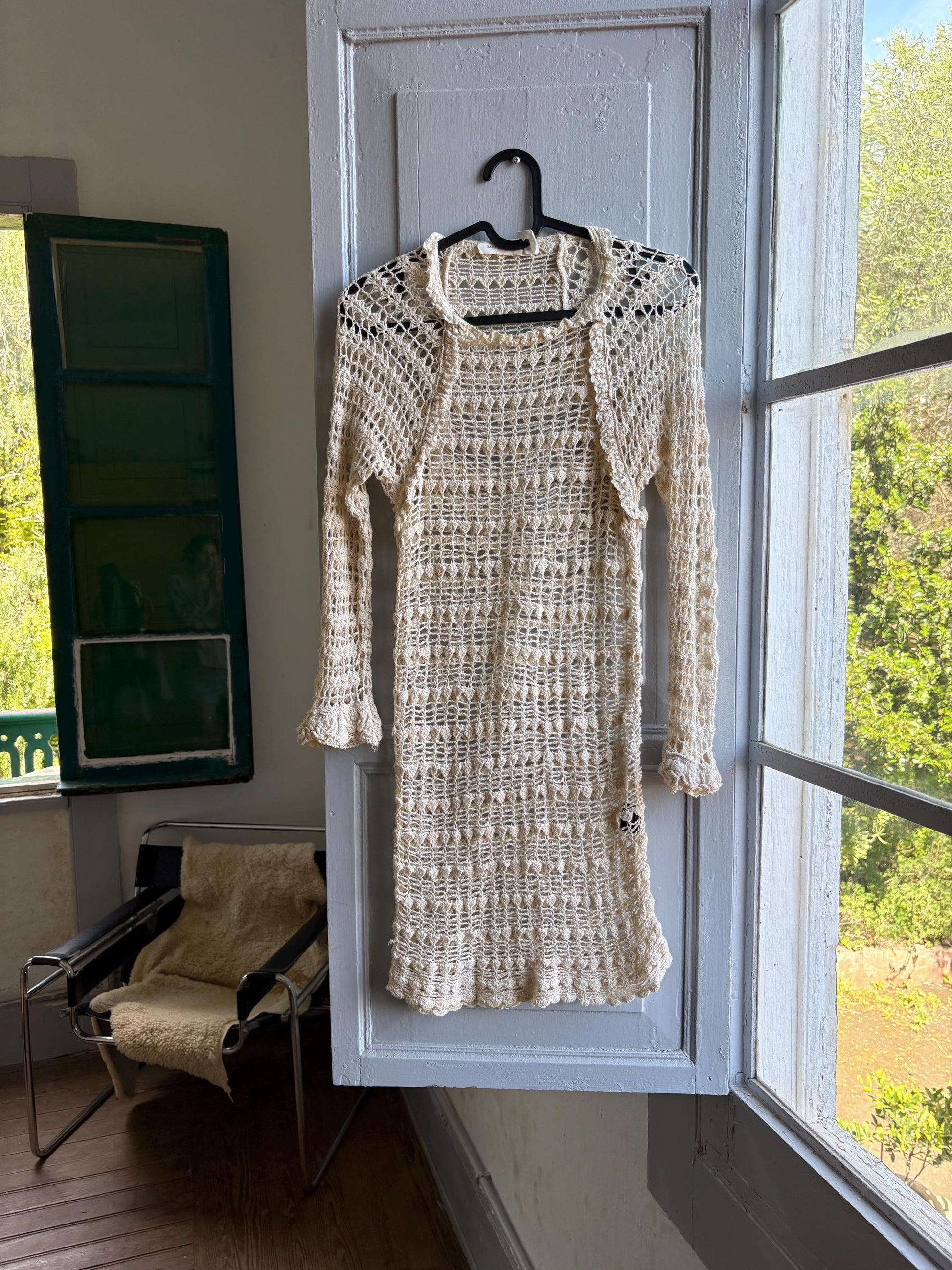 Vintage Isabel Marant Étoile Off-White Knit Dress — additional view 9