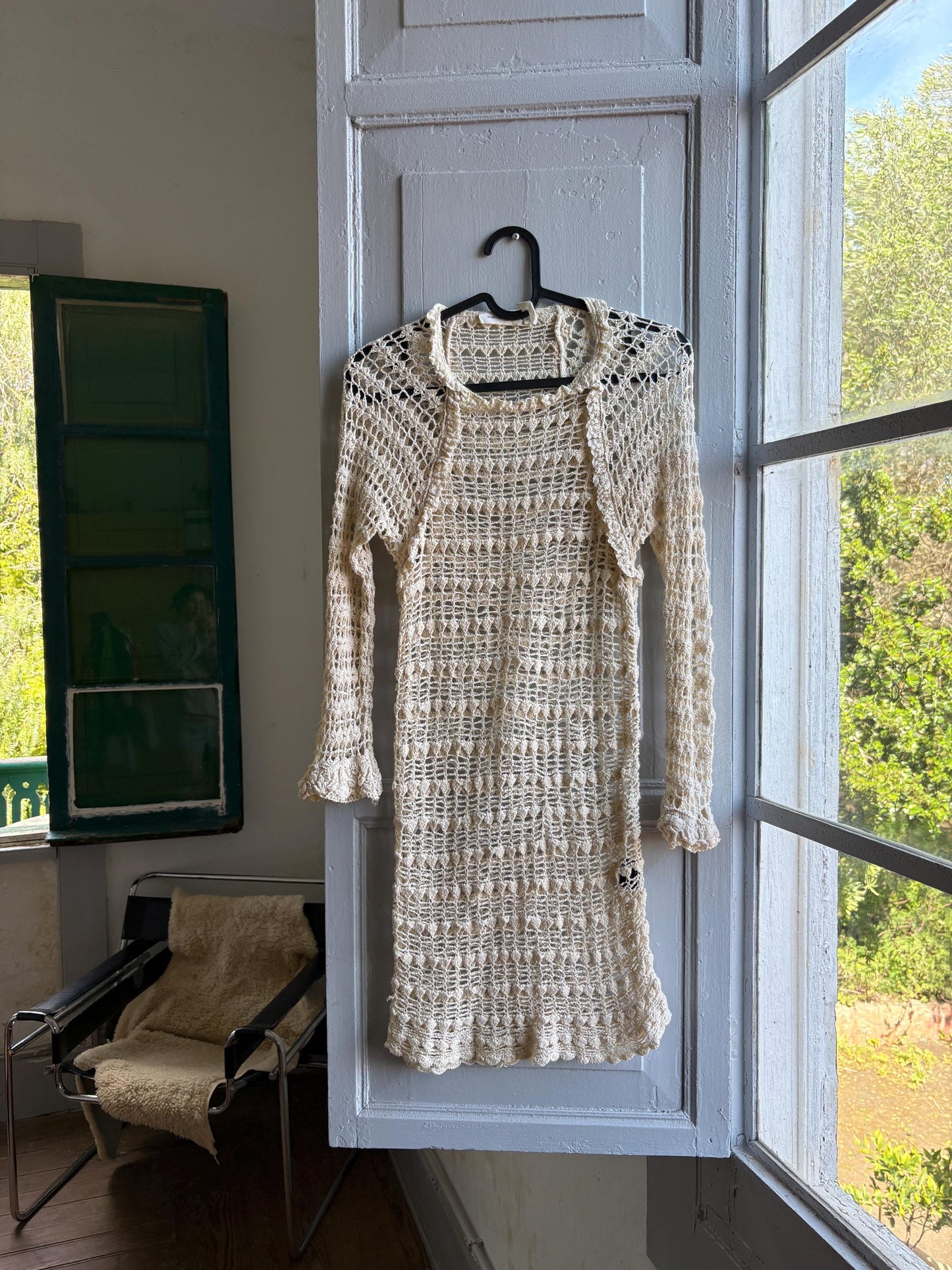 Vintage Isabel Marant Étoile Off-White Knit Dress — additional view 12