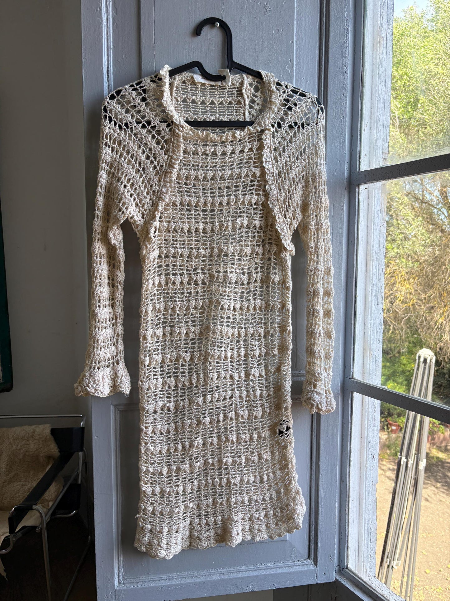 Vintage Isabel Marant Étoile Off-White Knit Dress — additional view 11