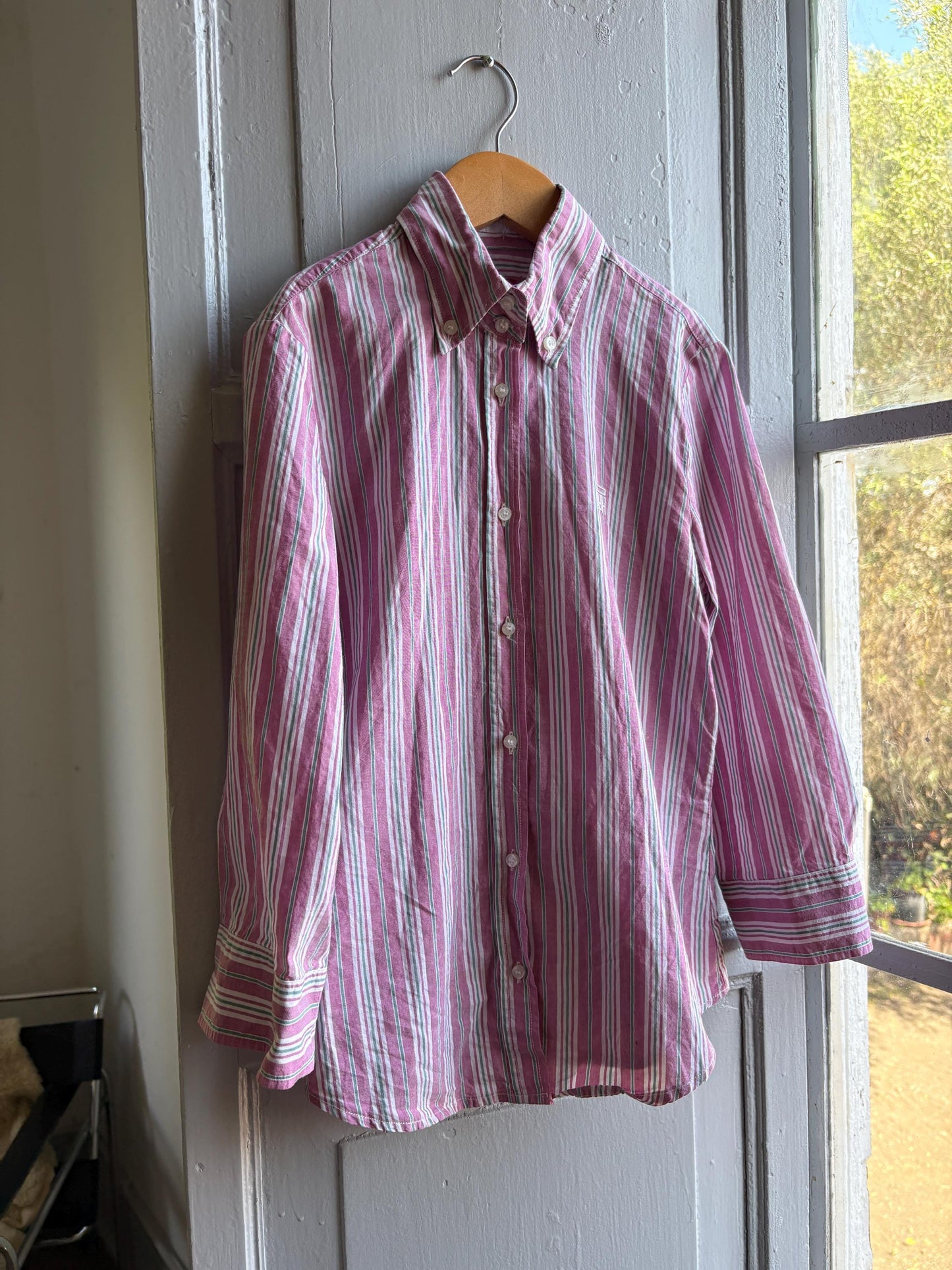 Pedro Del Hierro Striped Luxe Blouse — additional view 9