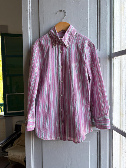 Pedro Del Hierro Striped Luxe Blouse — back view