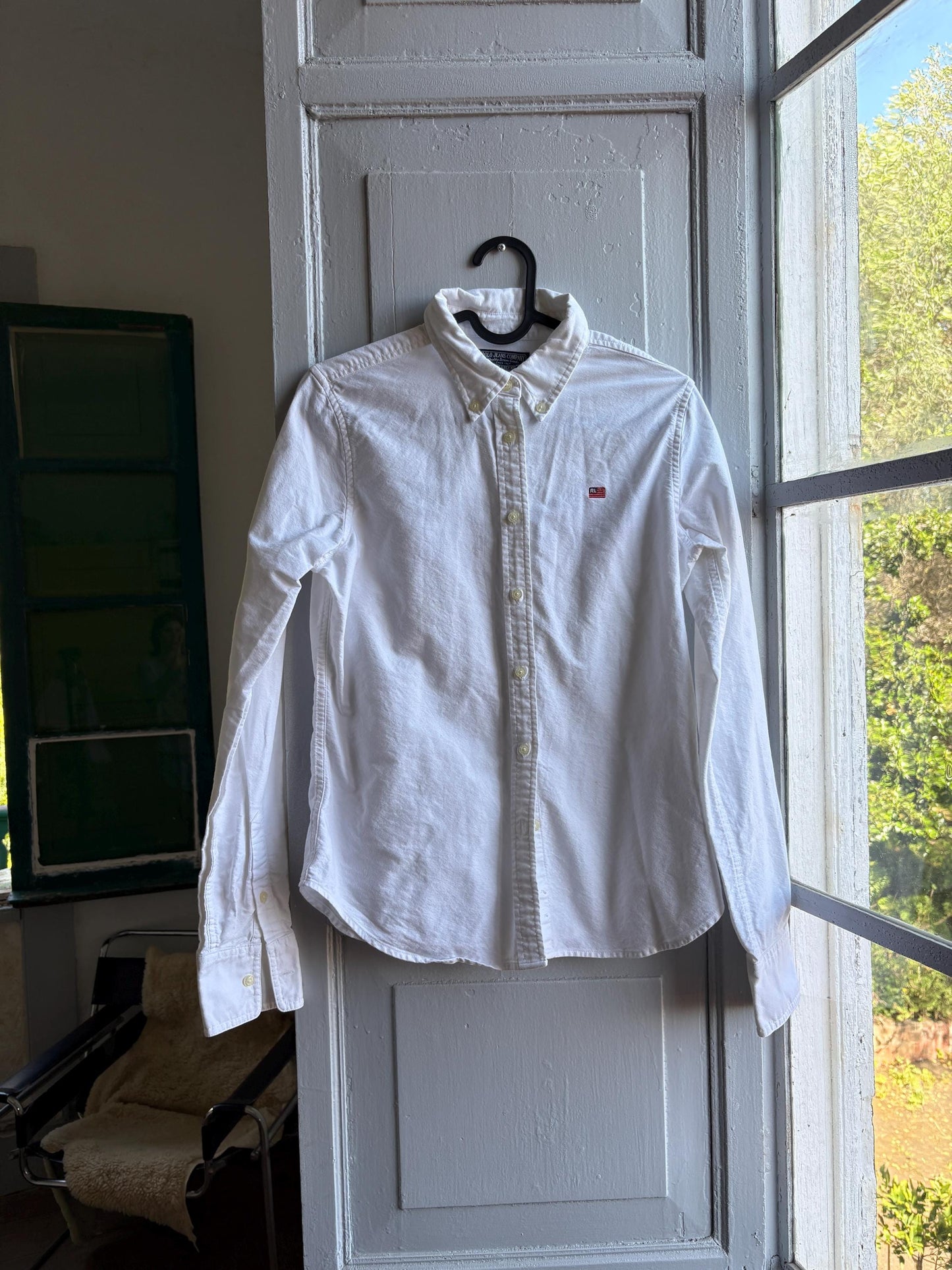 Cotton White Button-Up Shirt For Boys — additional view 11