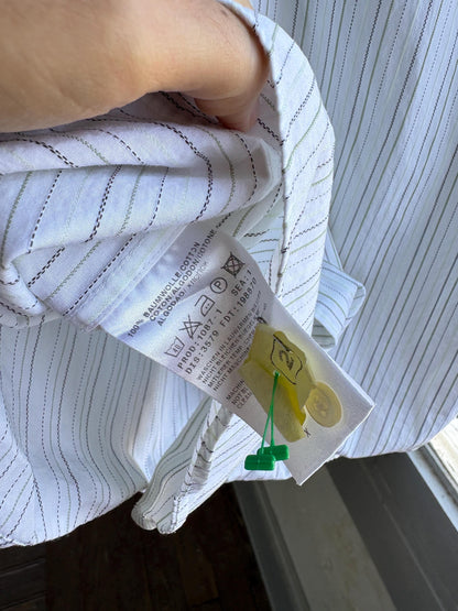 Vintage Stripe Cotton Oxford Shirt — additional view 11