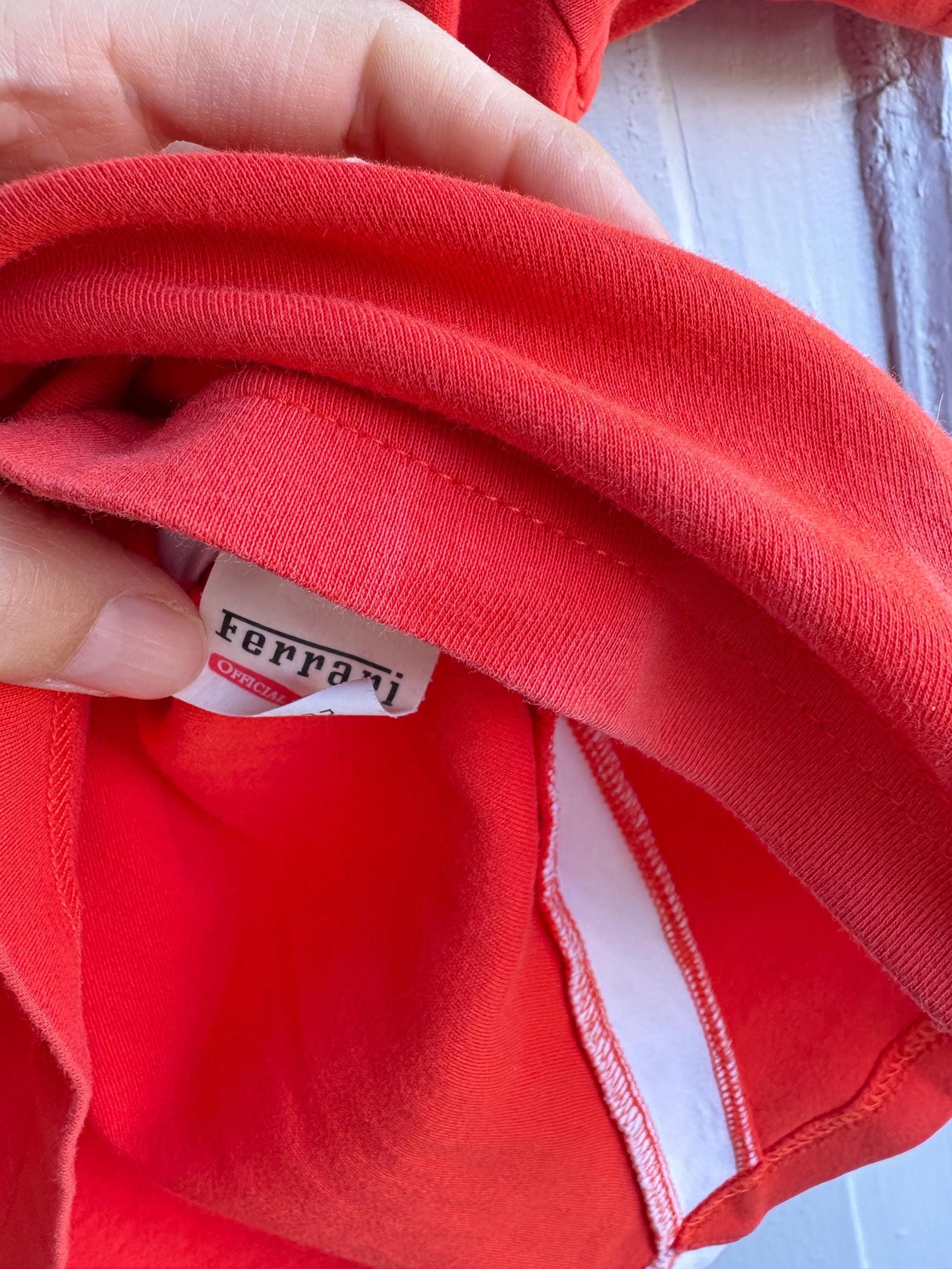 Vintage Ferrari Embroidered Kids Tee — additional view 13