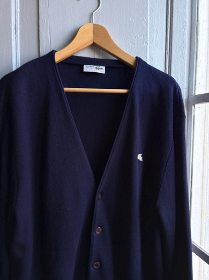 Vintage Dark Navy 80s Jumper — detail