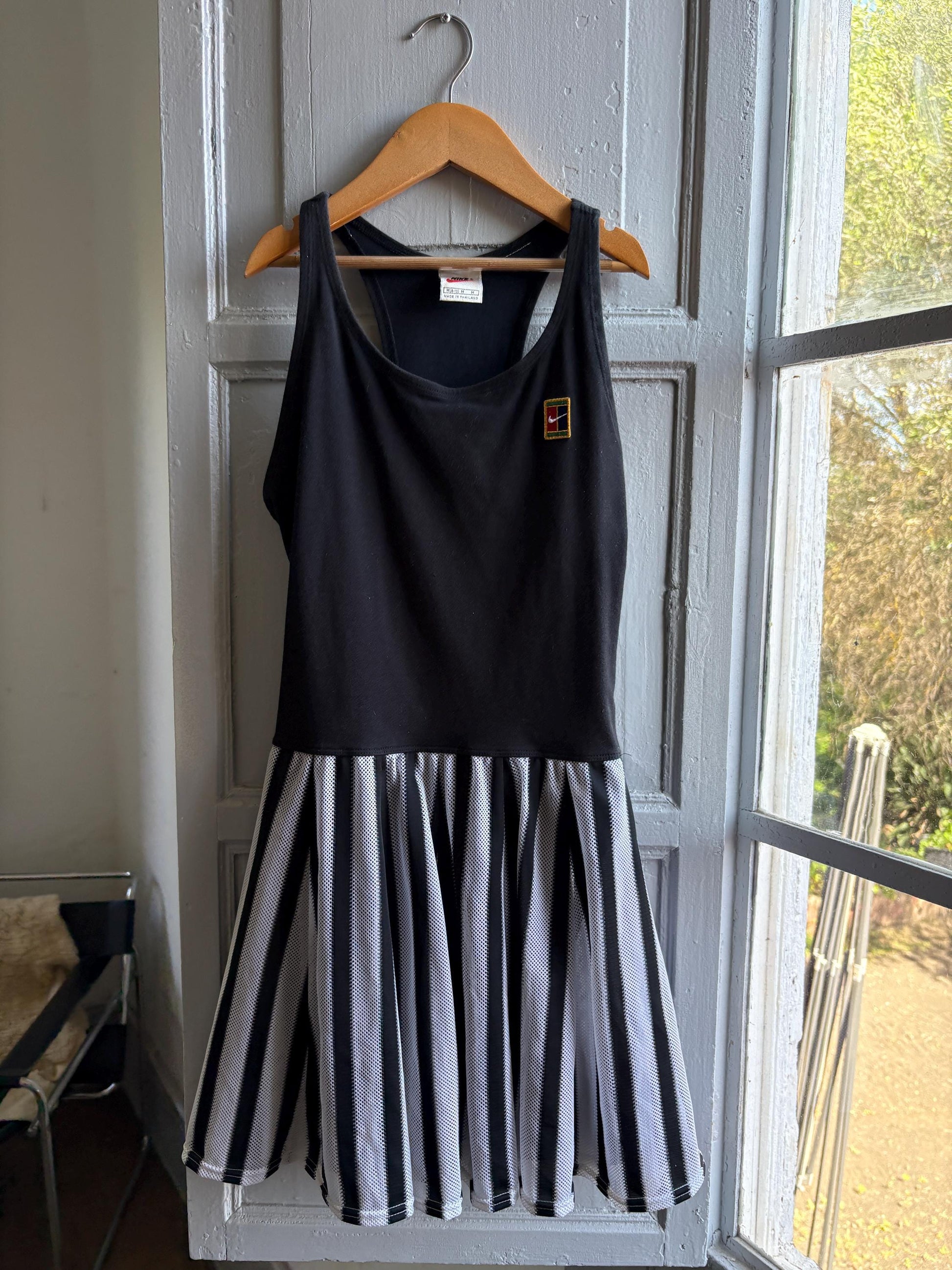 Vintage Nike Black Tennis Dress for Kids — back view