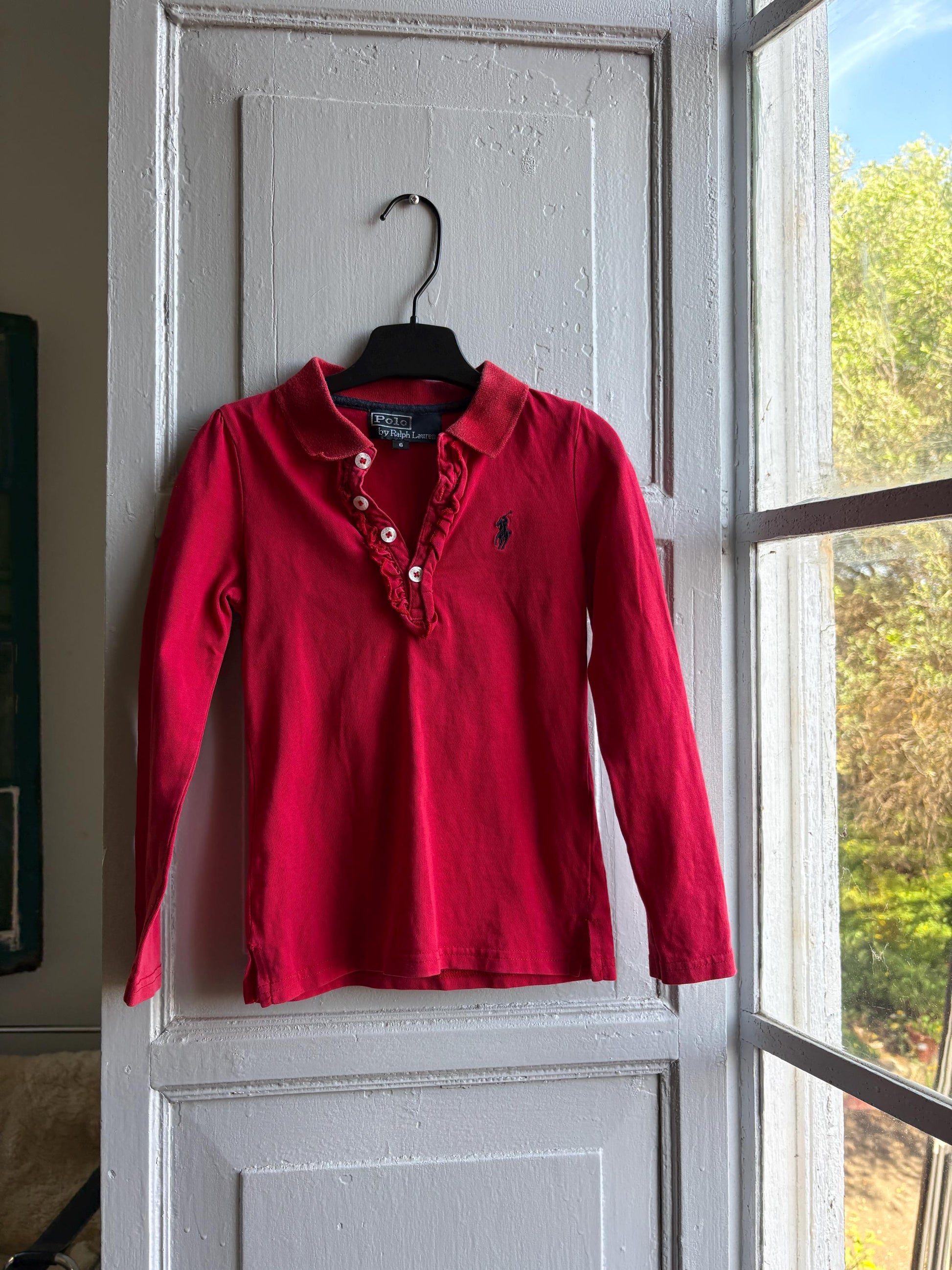 Polo Ralph Lauren Red Long Sleeve Shirt — additional view 11