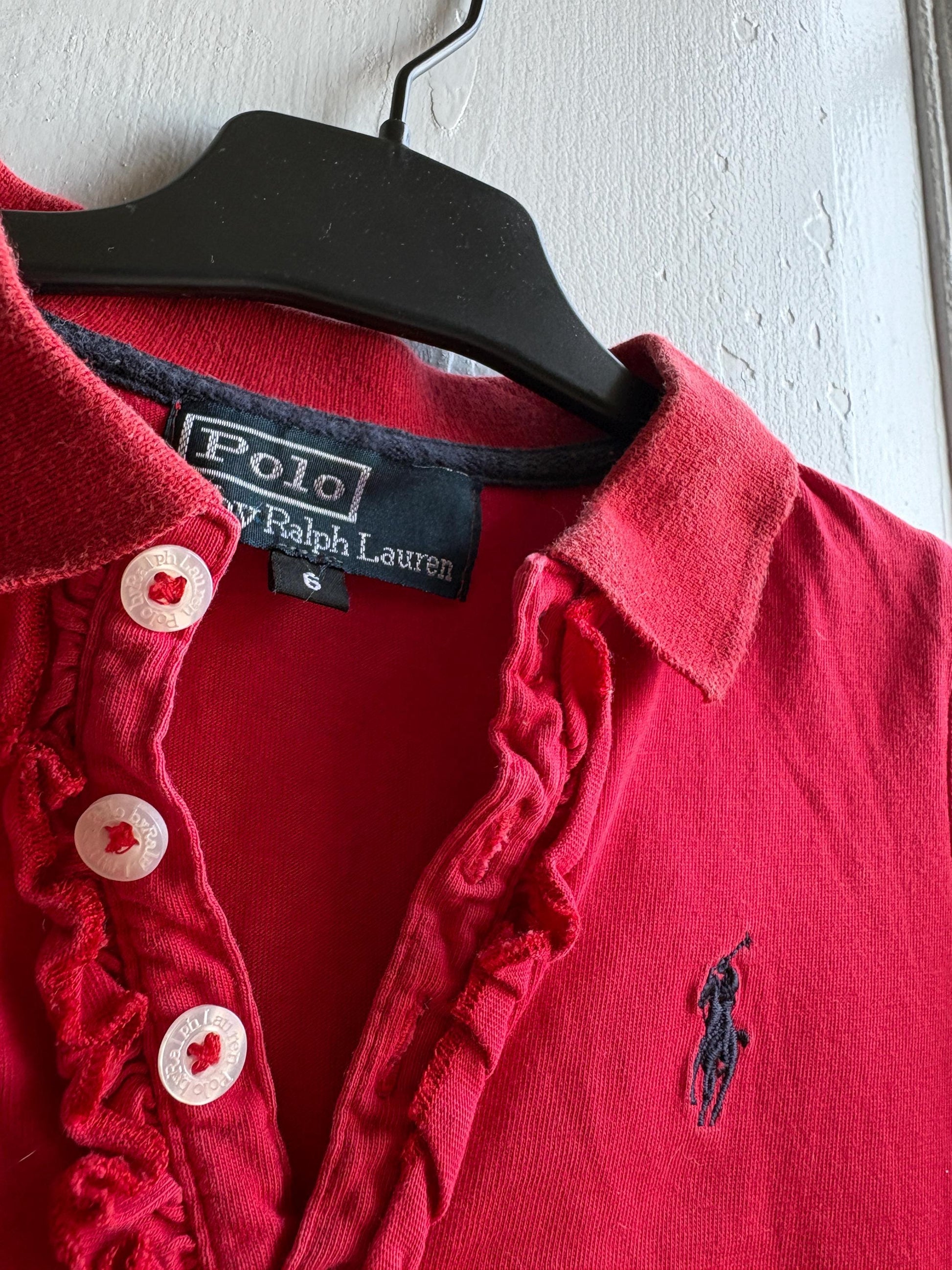Polo Ralph Lauren Red Long Sleeve Shirt — additional view 8