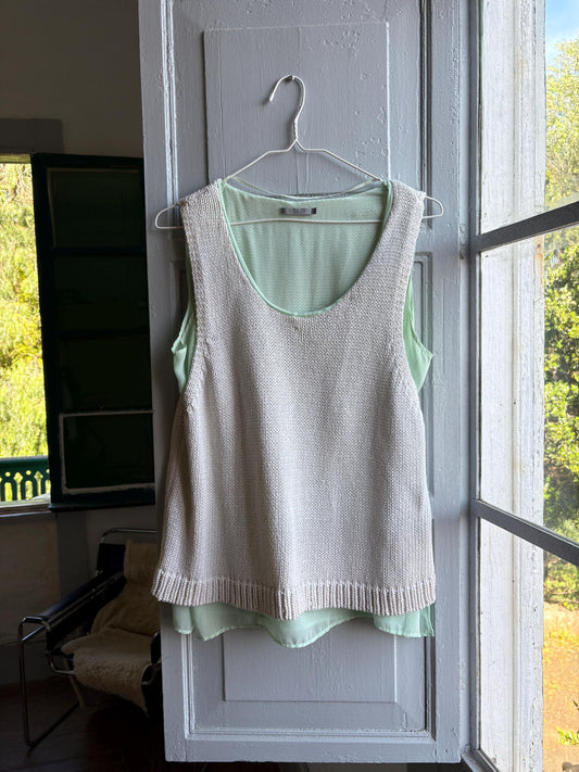 Mint Green Knit Camisole