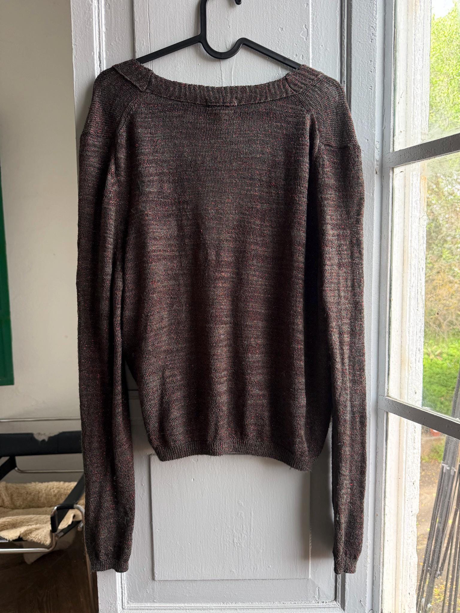 Sparkly Italian Yarn Cardigan — additional view 6