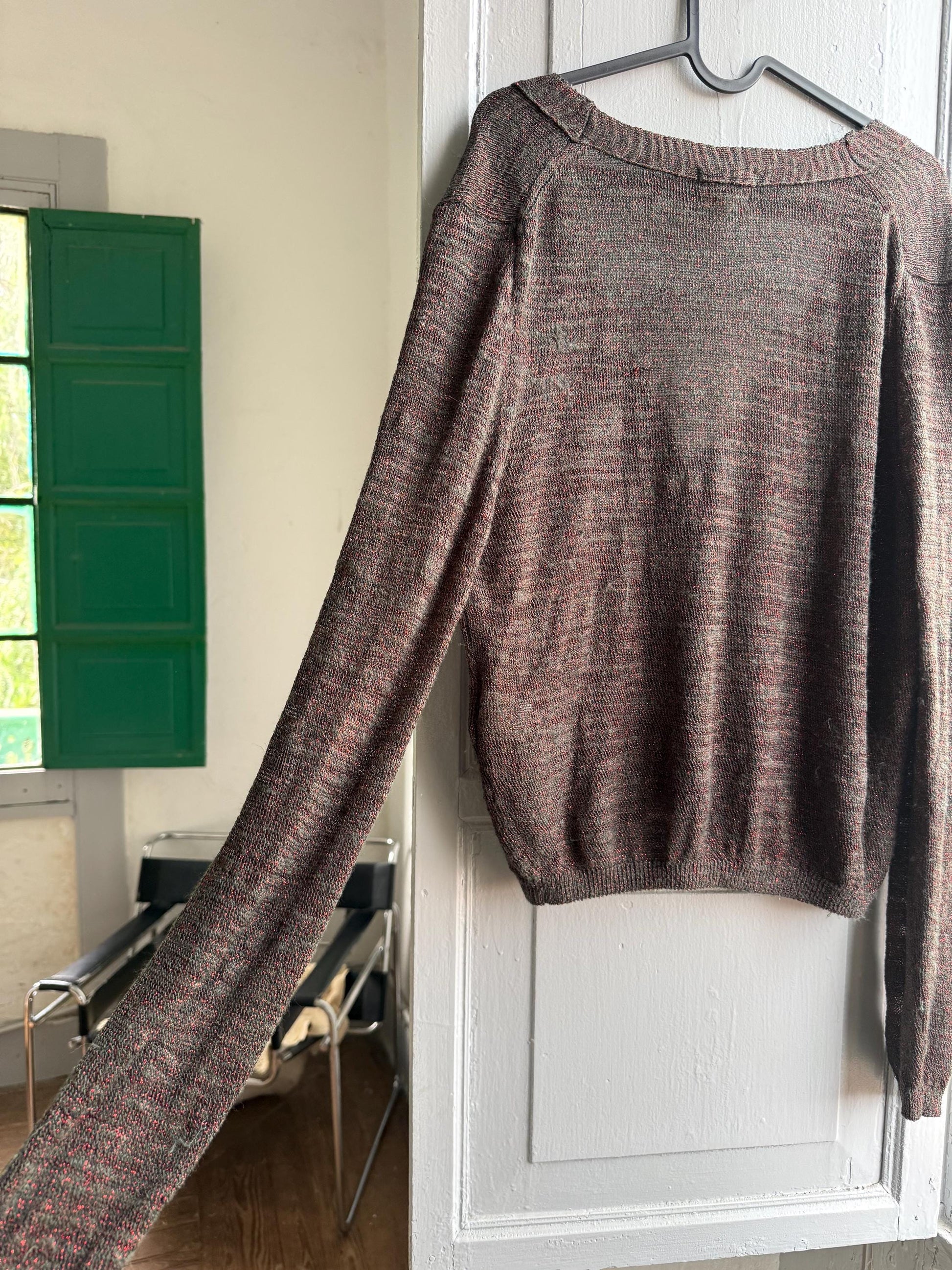 Sparkly Italian Yarn Cardigan — additional view 12