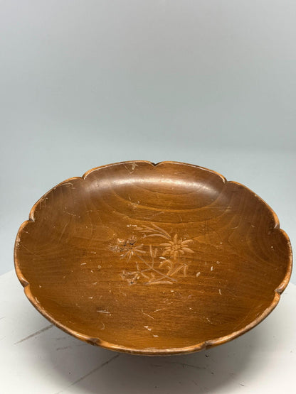 Vintage Black Forest Edelweiss Music Box Bowl — additional view 10