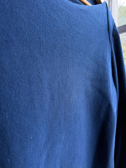 Luxe Blue Cotton Long Sleeve Top — additional view 8