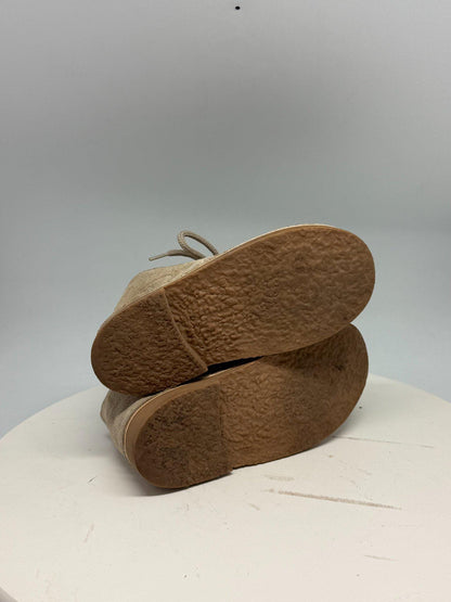 Beige Suede Ankle Boots for Kids — additional view 10