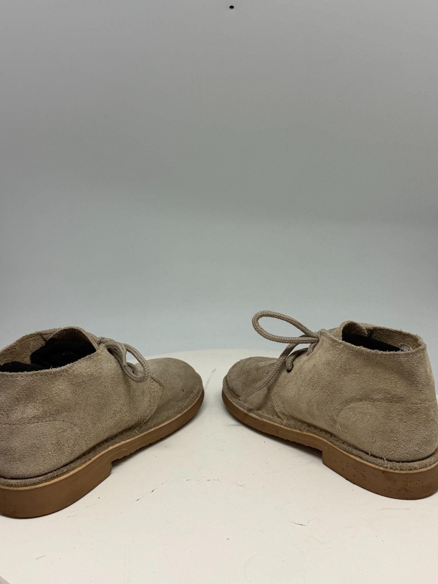 Beige Suede Ankle Boots for Kids — additional view 7