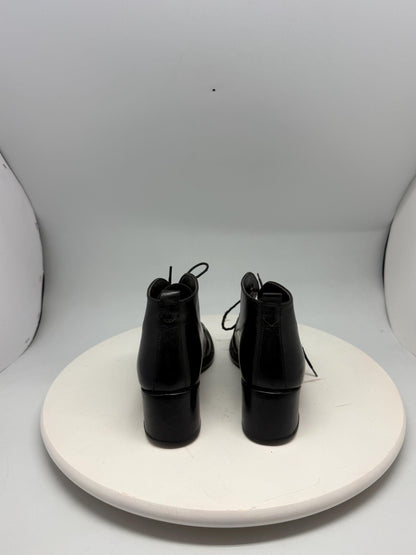 Vintage Black Leather Ankle Boots for Kids — additional view 5